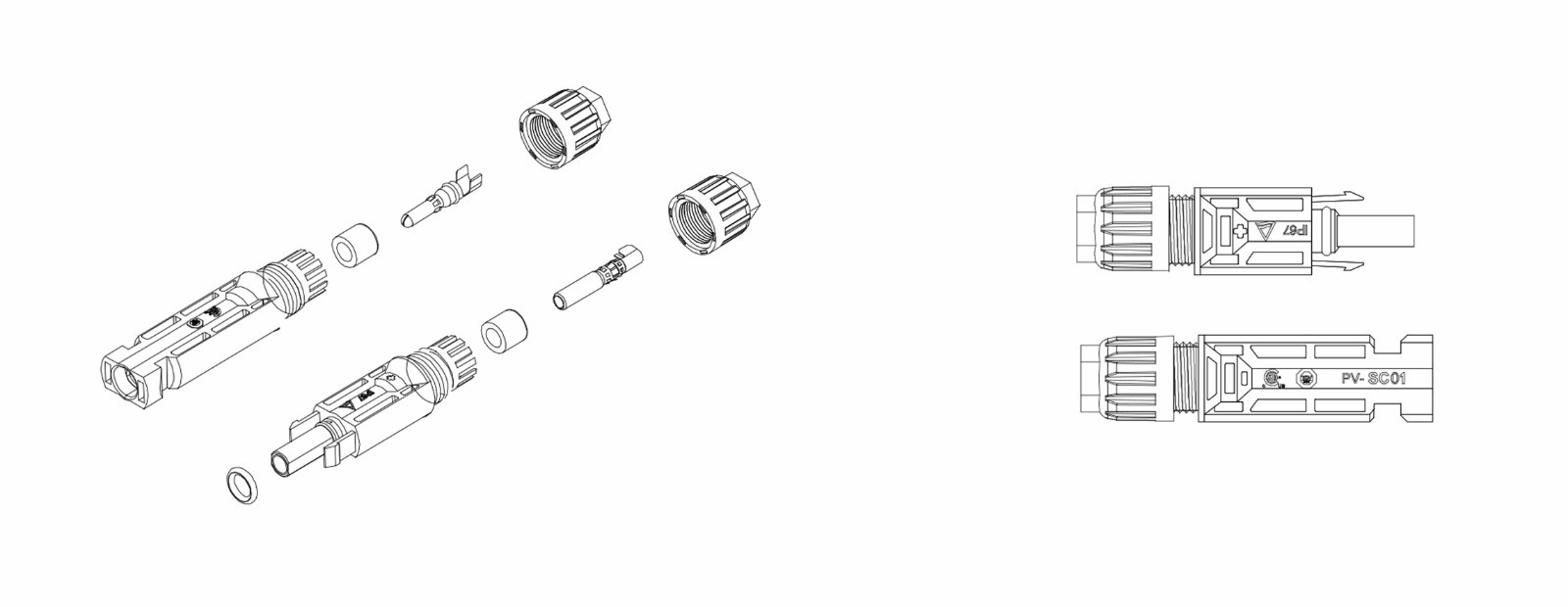 PV-SC01 1500V drawing