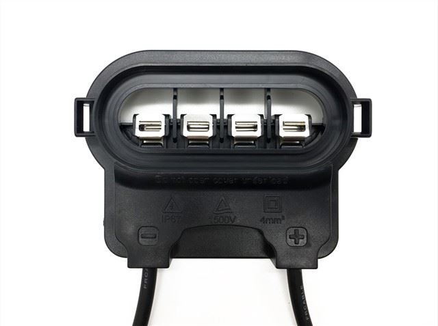 Sonnenanschlussbox 4 Klemme