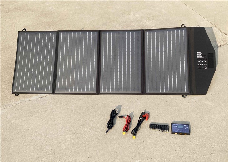 Faltbares Solarpanel mit Controller