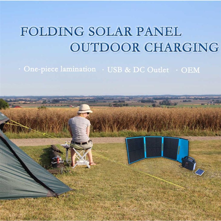 Ein Stück Laminierung Klapper Solarpanel 60W