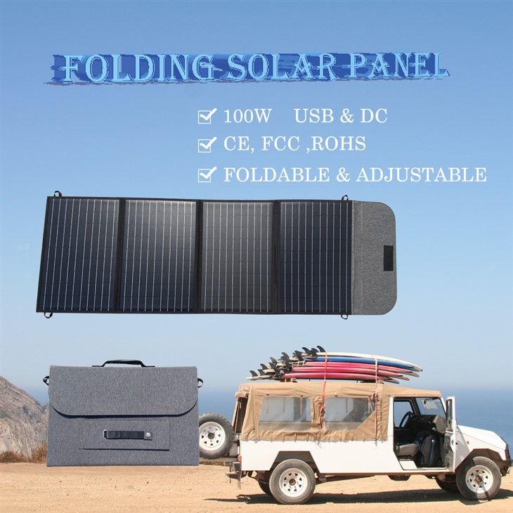 Tragbares Solarpanel 100W