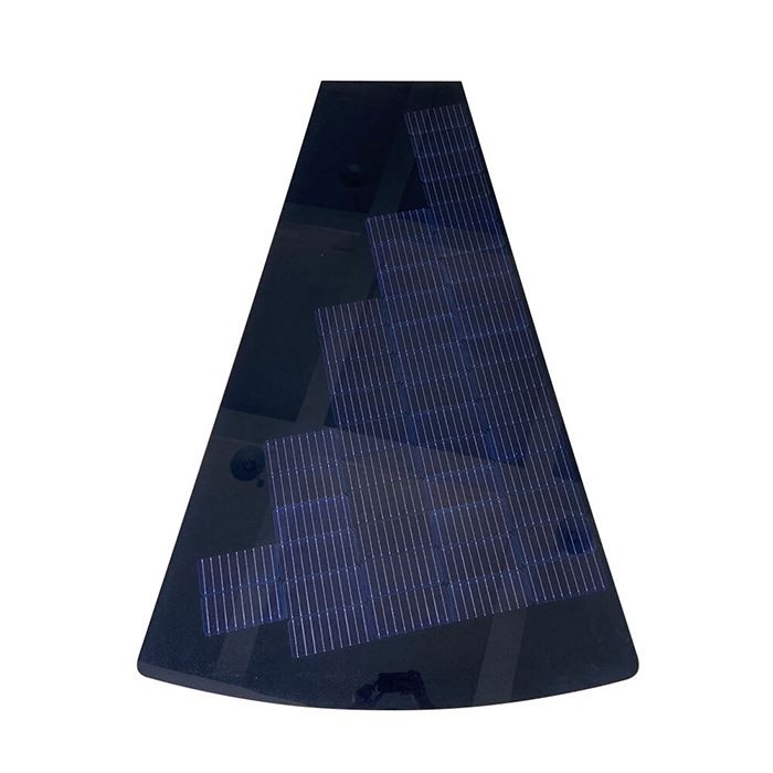 Benutzerdefinierte Sonnenkollektoren für unregelmäßige Lüfterform