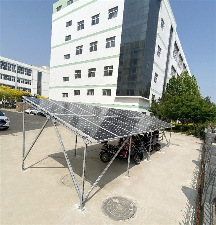 Off Grid Solar Panel Schuppen für Elektrofahrräder